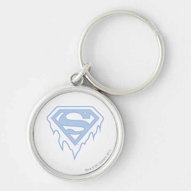 Supergirl Blue Logo Keychain (Front)