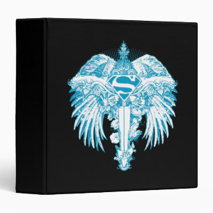 Supergirl Blue Wings Binder
