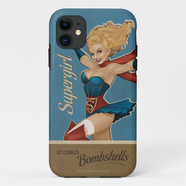 Supergirl Bombshell Case-Mate iPhone Case (Back)