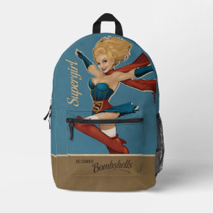 Supergirl Bombshell Printed Backpack