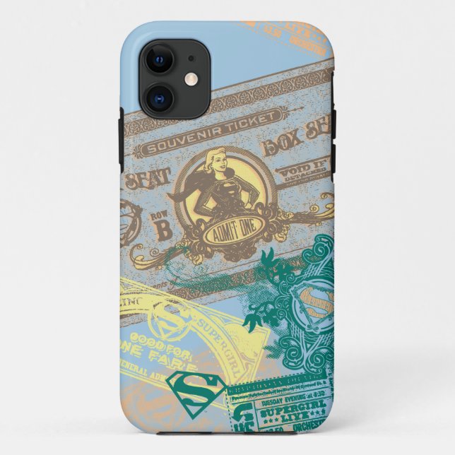 Supergirl Box Seat Blue Case-Mate iPhone Case (Back)