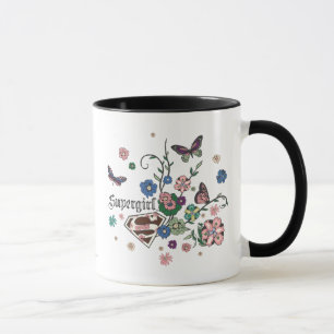 Supergirl Butterflies Mug