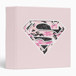 Supergirl Camouflage Logo Binder
