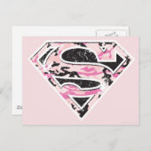 Supergirl Camouflage Logo Postcard (Front/Back)