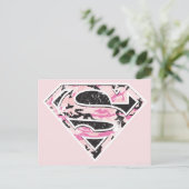 Supergirl Camouflage Logo Postcard (Standing Front)