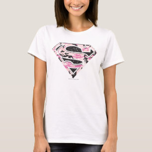 Supergirl Camouflage Logo T-Shirt