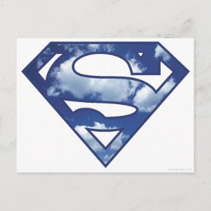 Supergirl Cloud Logo Postcard