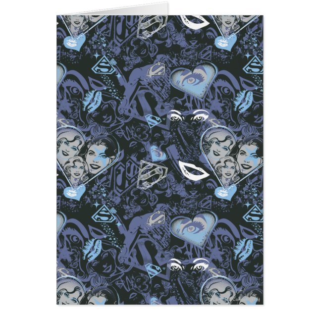 Supergirl Coeurs et lèvres Motif (Devant)