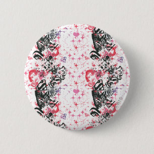 Supergirl Collage Pattern 2 Inch Round Button