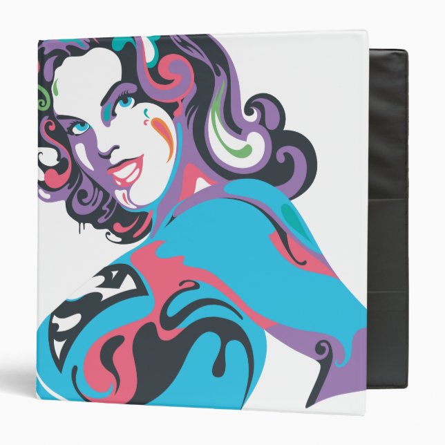 Supergirl Colour Splash Pose 1 Binder (Front/Inside)