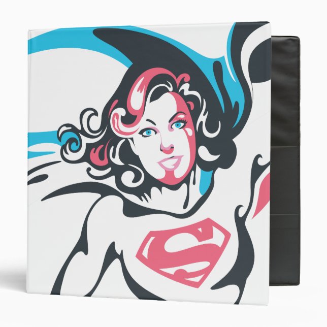 Supergirl Colour Splash Pose 2 Binder (Front/Inside)