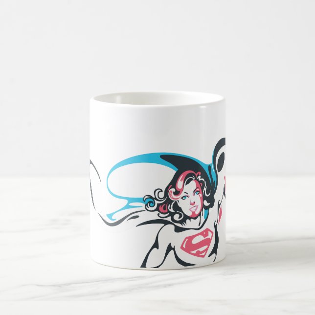 Supergirl Colour Splash Pose 2 Coffee Mug (Center)