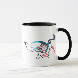 Supergirl Colour Splash Pose 2 Mug