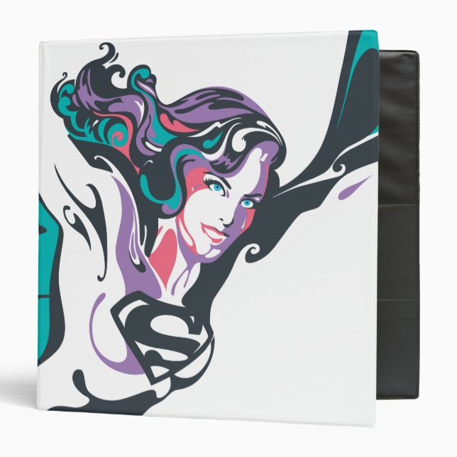 Supergirl Colour Splash Pose 3 Binder (Front/Inside)