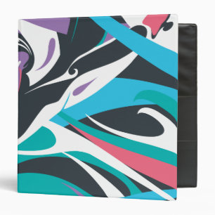 Supergirl Colour Splash Swirls 2 Binder