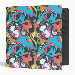Supergirl Colour Splash Swirls Pattern 1 Binder