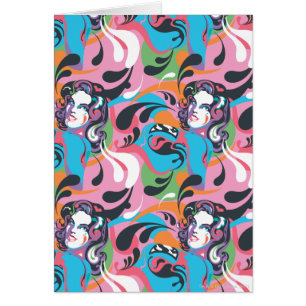 Supergirl Colour Splash Swirls Pattern 2