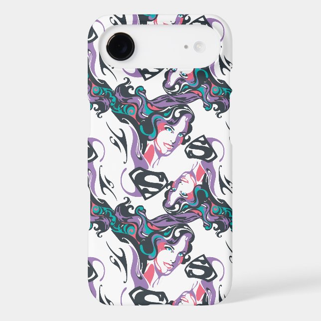 Supergirl Colour Splash Swirls Pattern 3 Case-Mate Samsung Galaxy Case (Back)