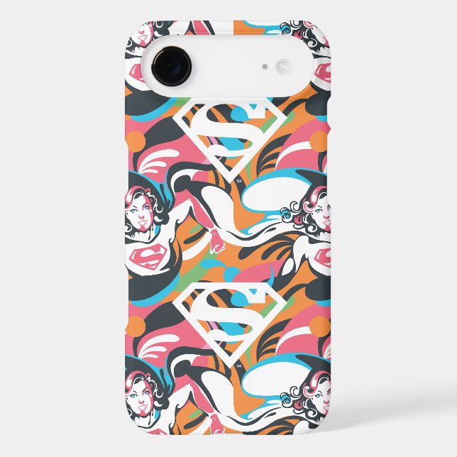 Supergirl Colour Splash Swirls Pattern 4 Case-Mate Samsung Galaxy Case (Back)