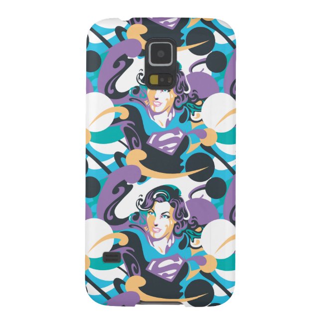 Supergirl Colour Splash Swirls Pattern 5 Case-Mate Samsung Galaxy Case (Back)