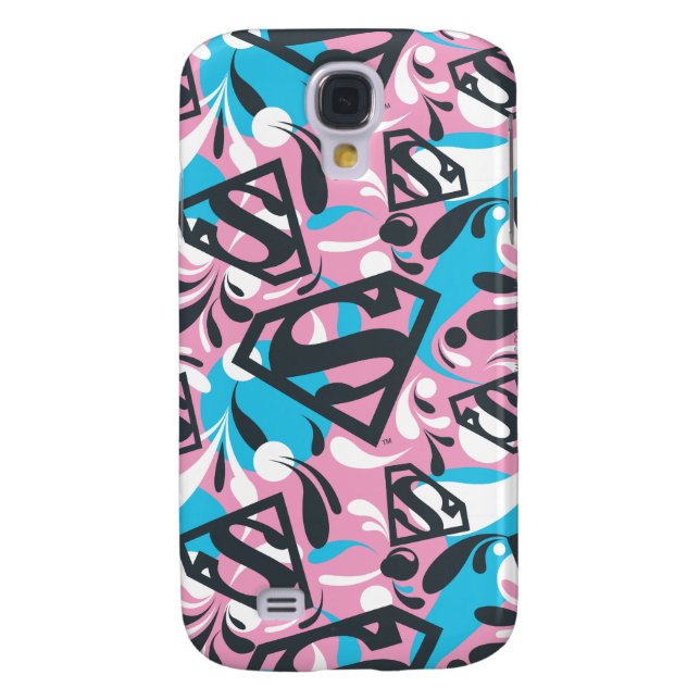Supergirl Colour Splash Swirls Pattern 6 Case-Mate Samsung Galaxy Case (Back)