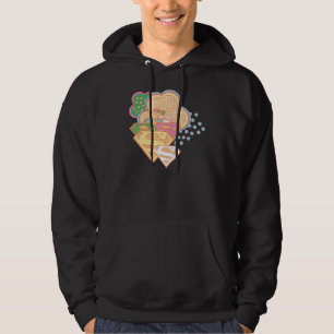 Supergirl Colourful Cloud Logo Hoodie