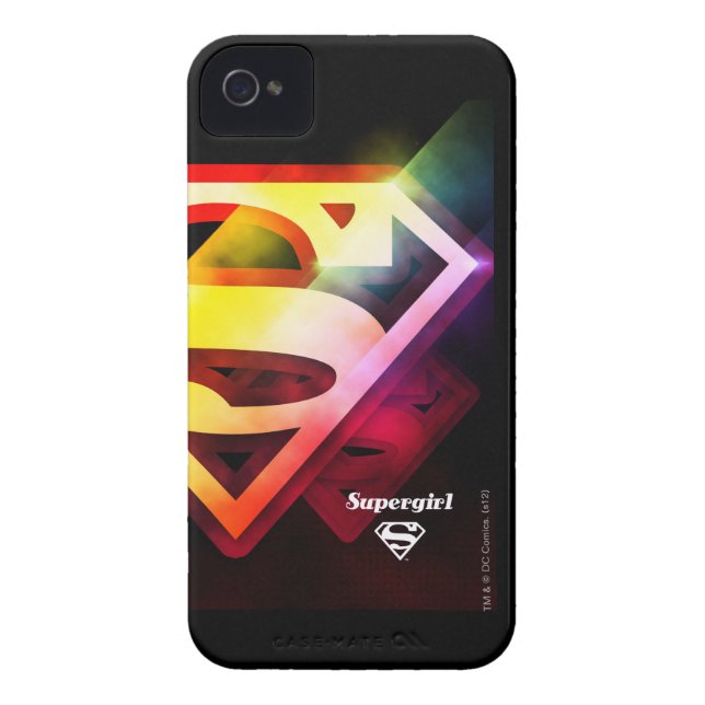 Supergirl Colourful Logo Case-Mate iPhone Case (Back)