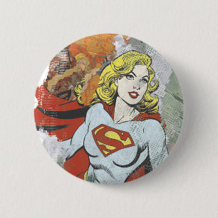 Supergirl Comic Capers 2 Inch Round Button