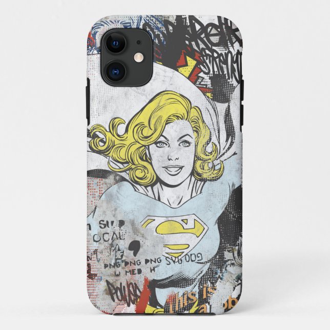 Supergirl Comic Capers 3 Case-Mate iPhone Case (Back)