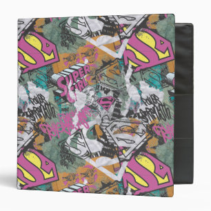 Supergirl Comic Capers Pattern 10 Binder