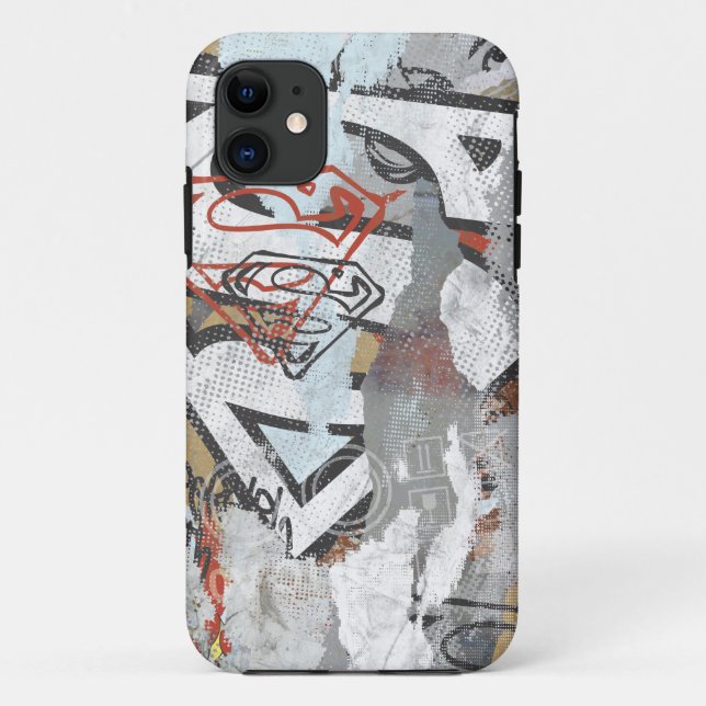 Supergirl Comic Capers Pattern 1 Case-Mate iPhone Case (Back)