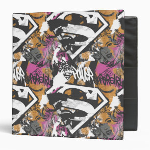 Supergirl Comic Capers Pattern 3 Binder