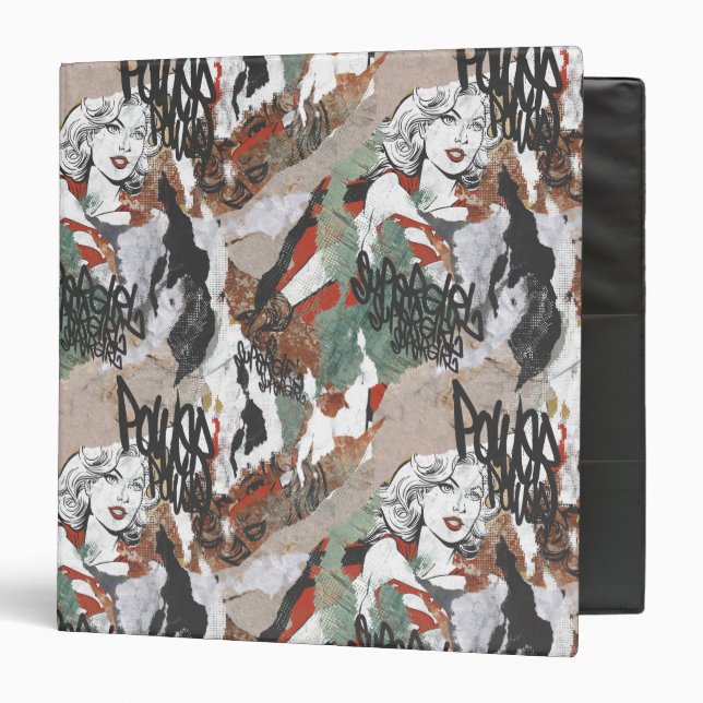 Supergirl Comic Capers Pattern 6 Binder (Front/Inside)