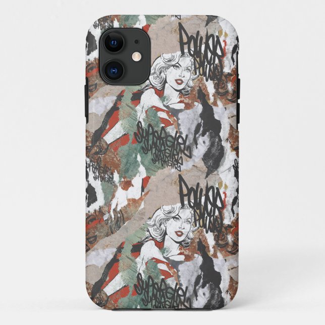 Supergirl Comic Capers Pattern 6 Case-Mate iPhone Case (Back)