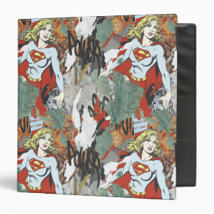 Supergirl Comic Capers Pattern 8 Binder