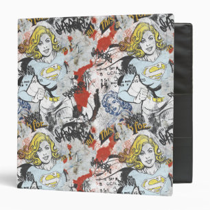 Supergirl Comic Capers Pattern 9 Binder
