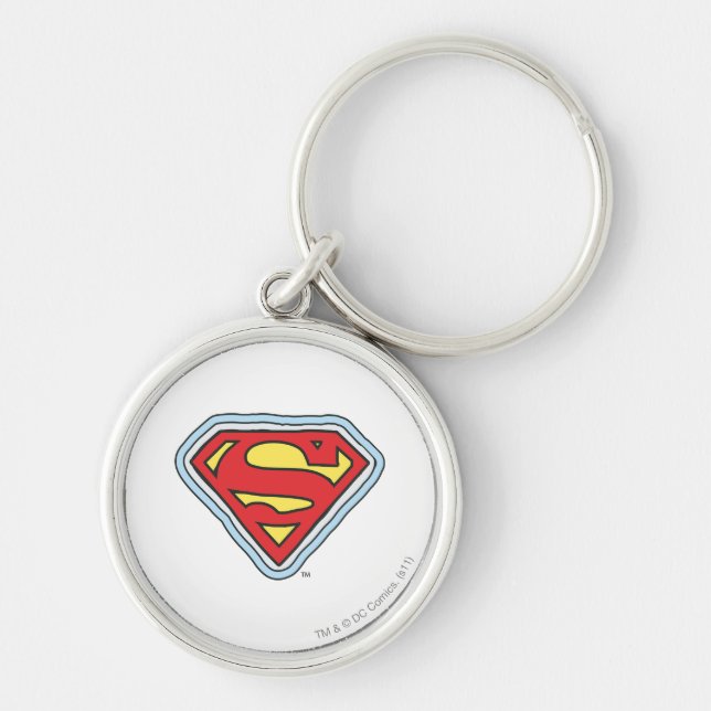 Supergirl Comic Logo Keychain (Front)