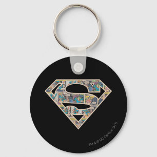 Supergirl Comic Strip Logo Keychain