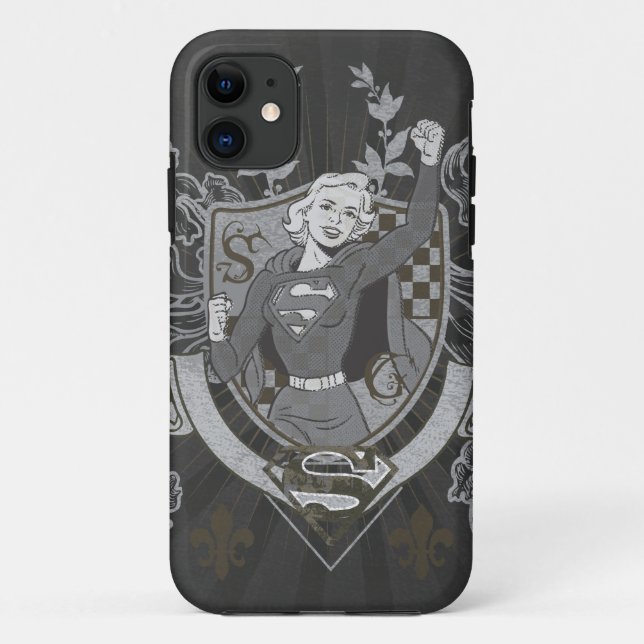 Supergirl Crest Case-Mate iPhone Case (Back)