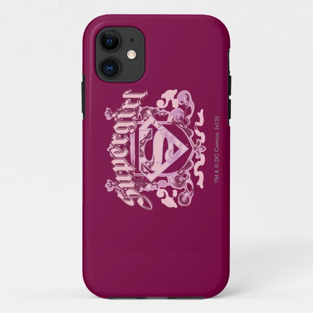 Supergirl Crest Design Case-Mate iPhone Case (Back)