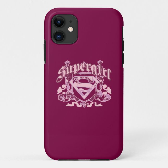 Supergirl Crest Design Case-Mate iPhone Case (Back)