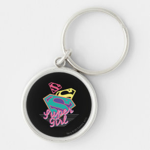 Supergirl Cursive Keychain