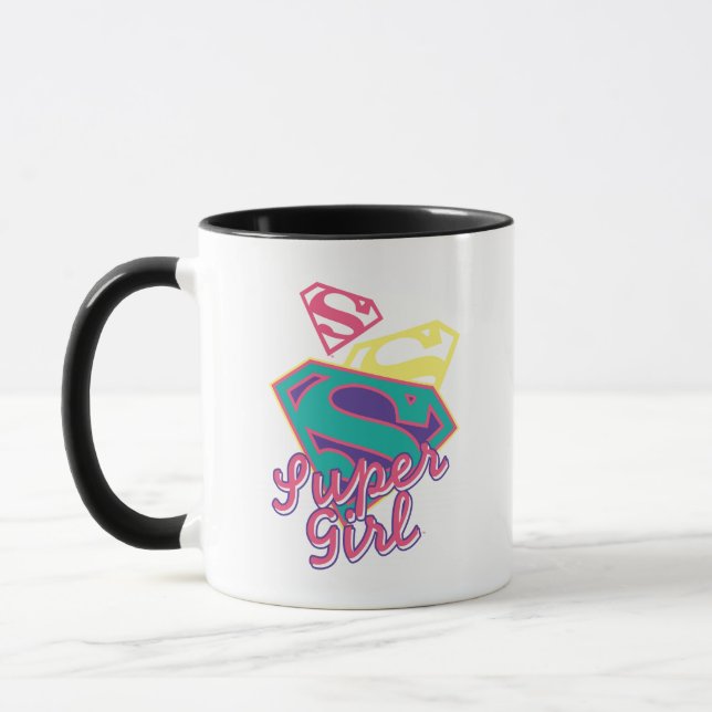 Supergirl Cursive Mug (Left)