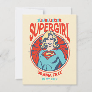 Supergirl Drama Free In My City Card