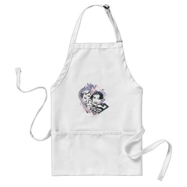 Supergirl Face Collage Standard Apron (Front)