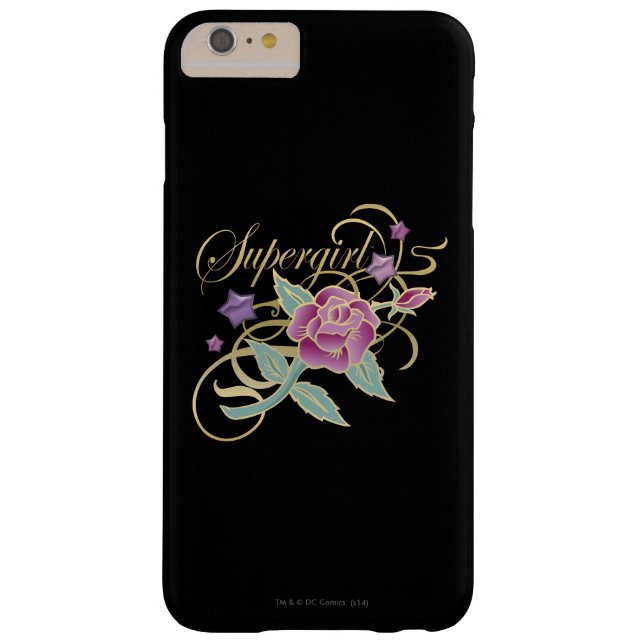 Supergirl Fancy Roses Case-Mate iPhone Case (Back)