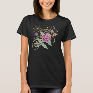 Supergirl Fancy Roses T-Shirt