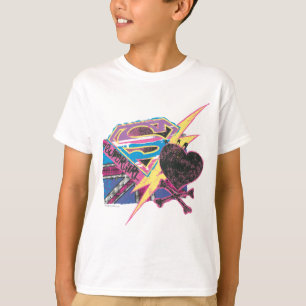 Supergirl Flag and Crossbones T-Shirt