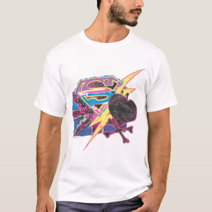 Supergirl Flag and Crossbones T-Shirt