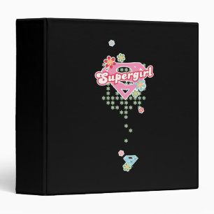 Supergirl Flower Madness Binder